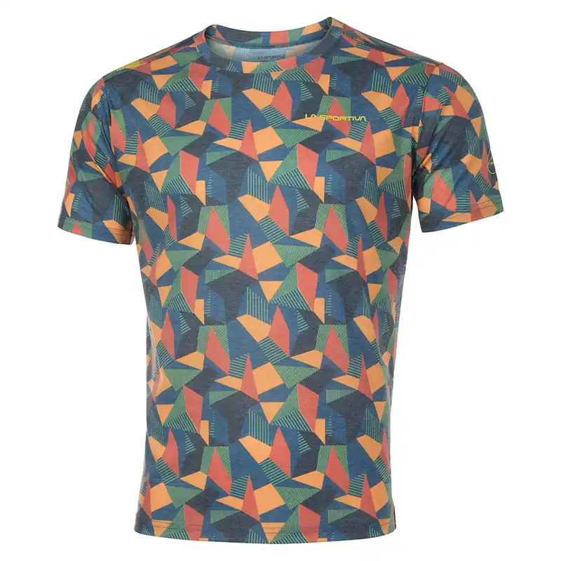 Men‘s Dimension T-shirt - Storm Blue/hawaiian Sun - rge