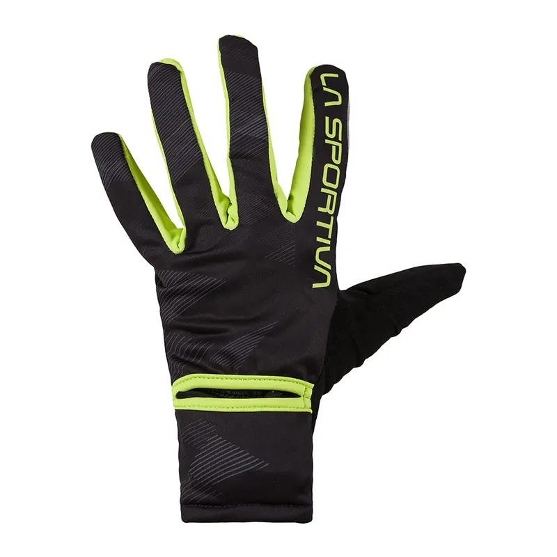 Men‘s Trail Gloves - Black/lime Punch - Medium