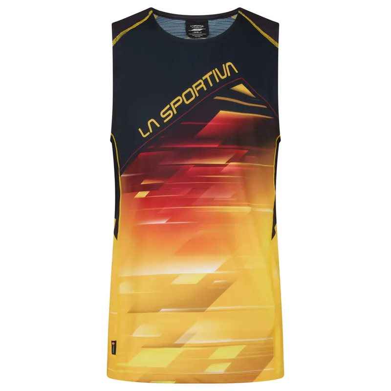 Men‘s Slipstream Tank - Black/yellow - rge