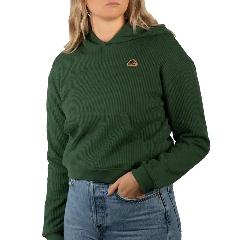 Women‘s Ruby Beach Hoodie - Dark Green - Small