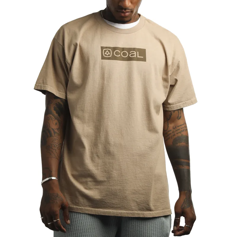 Box Logo Ss Tee - Khaki - XL