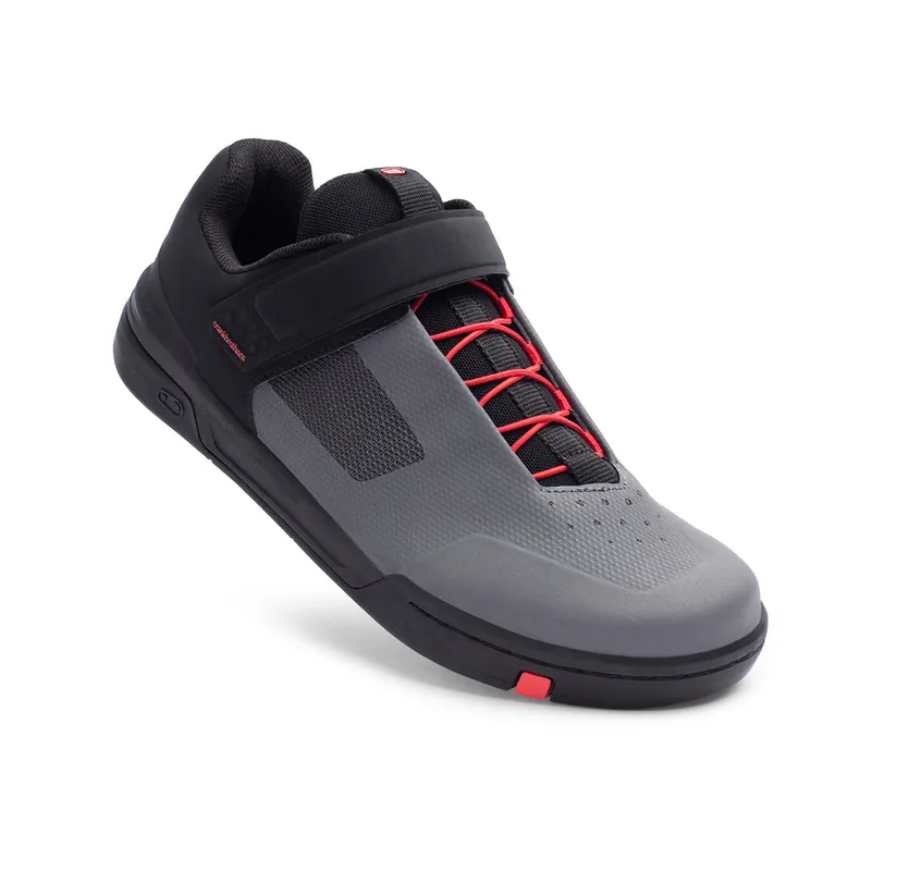 Stamp Speedlace Shoes - Grey/Red/Black - 6