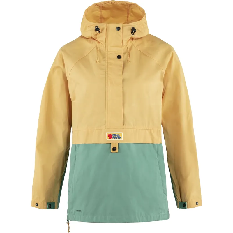Women‘s Vardag Anorak - Mais Yellow-aloe Green - Medium