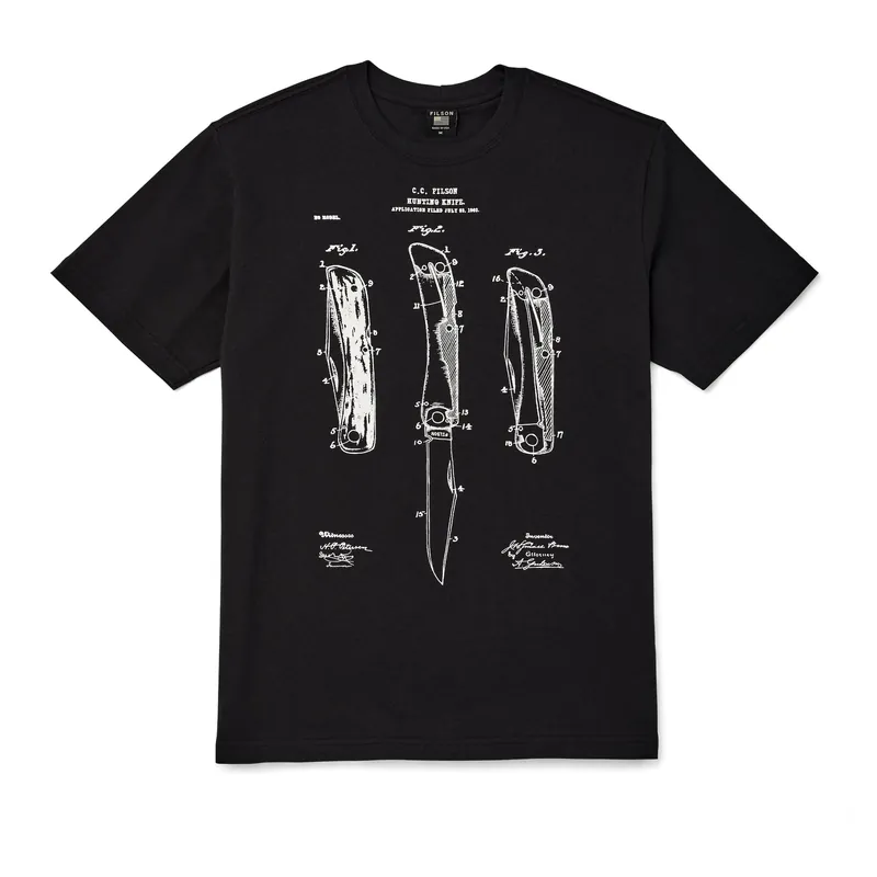 Men‘s S/s Pioneer Graphic T-shirt - Blkknife - XL