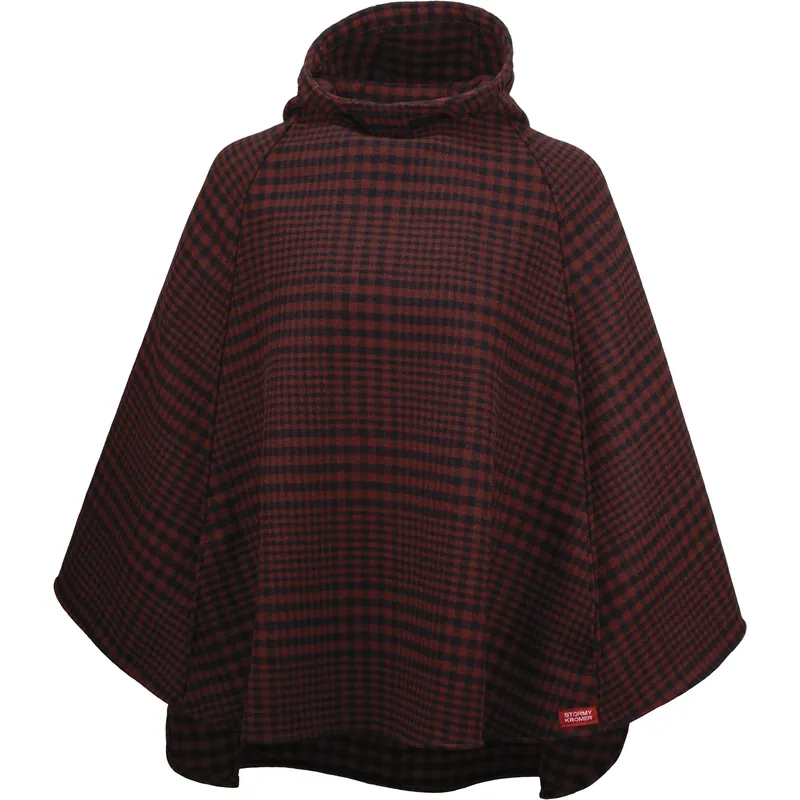 Saturday Poncho - Garnet