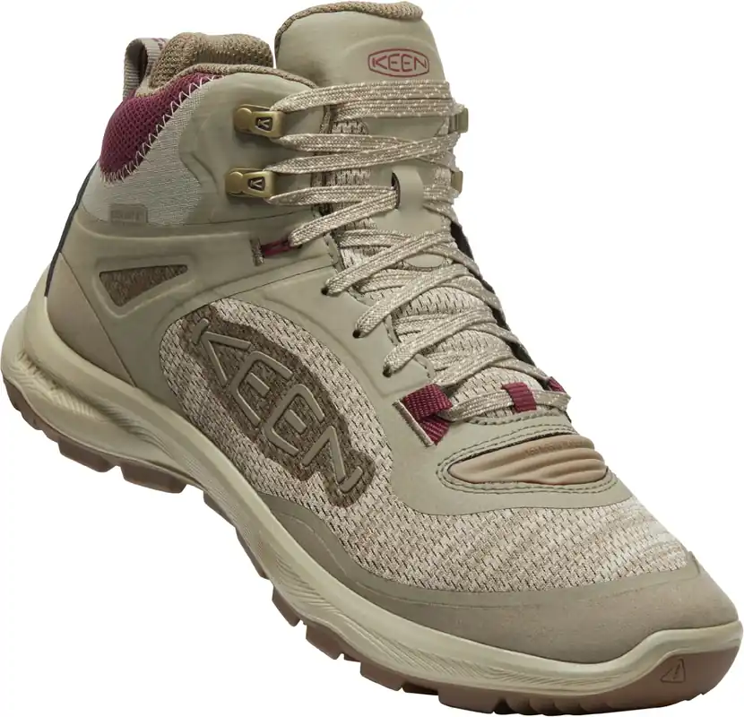 Women‘s Terradora Flex Mid Wp - Plaza Taupe/windsor Wine - 10