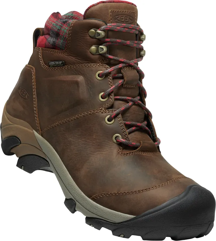 Men‘s Targhee Ii Winter Boot Wp - Dark Earth/red Plaid - 11.5