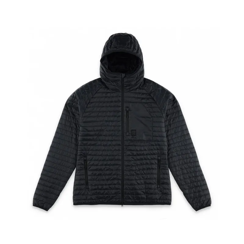 Women‘s Global Puffer Hoodie - Black - Large