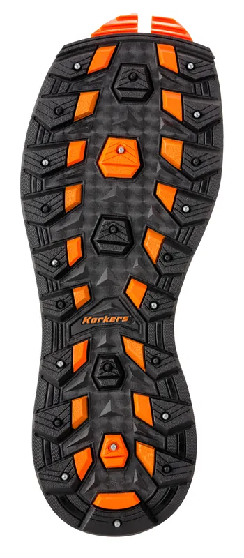 All Terrain Studded Rubber Lug Sole - Black/orange - Mens 15.0