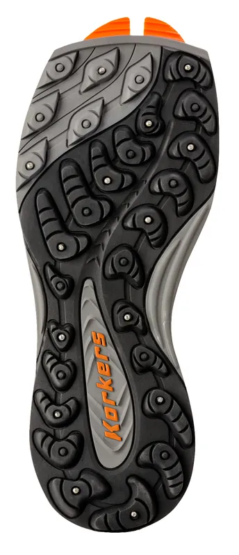 Trailtrac Studded Rubber Lug Sole - Black/grey - Mens 14.0