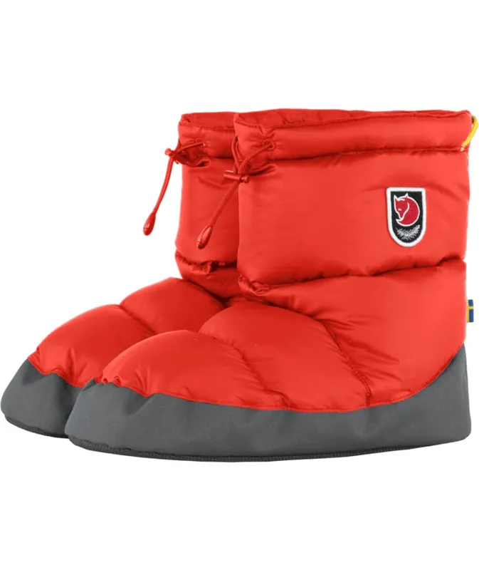 Expedition Down Booties - True Red - Medium
