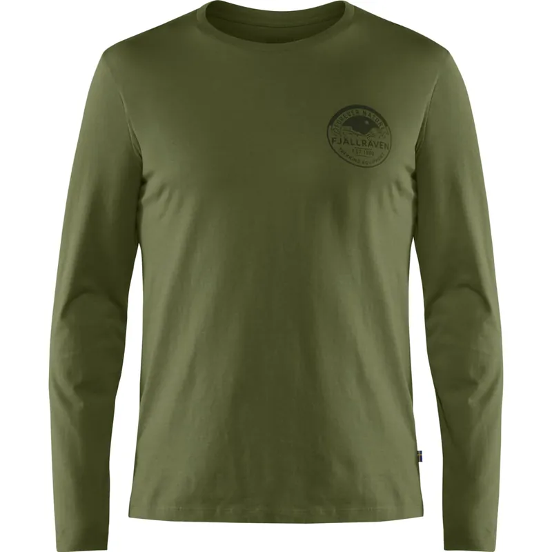 Men‘s Forever Nature Badge Ls - Caper Green - XL