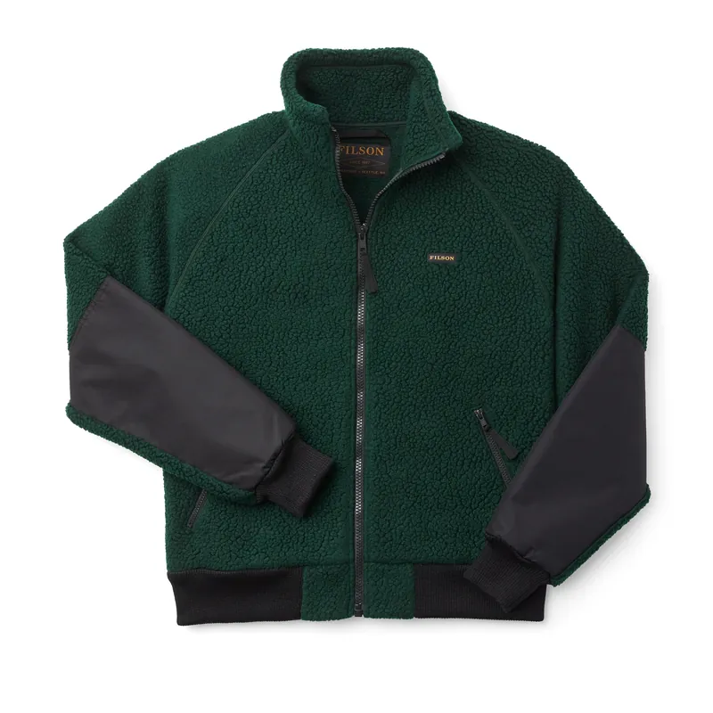 Men‘s Sherpa Fleece Jacket - Fir - XS