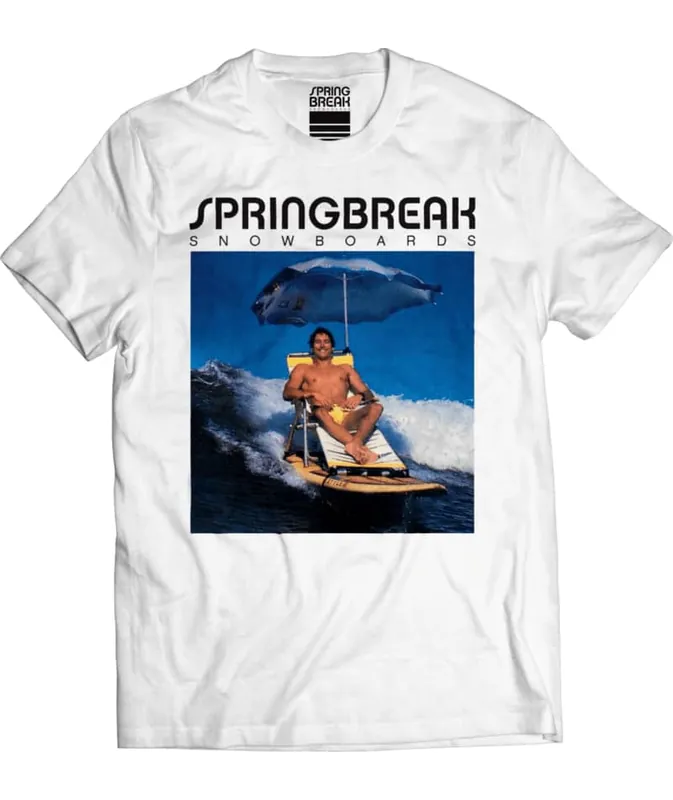 CAPiTA Spring Break Surf Dad Tee - White - Small