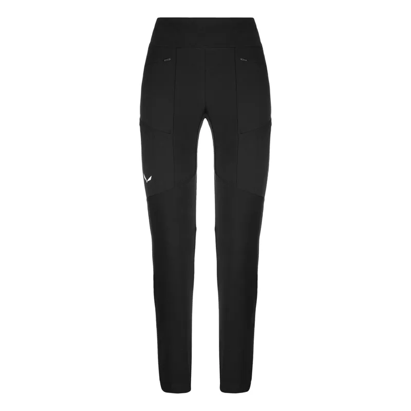 Women‘s Puez Durastretch Warm Cargo Tights - Black Out - Small
