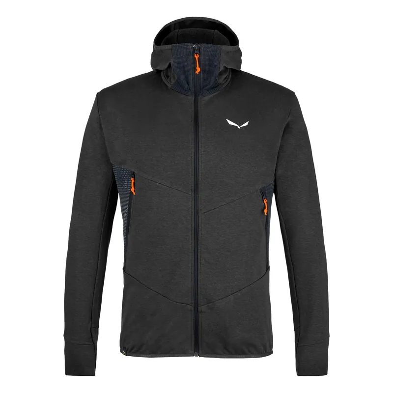 Men‘s Lavaredo Hemp Hooded Jacket - Black Out - Medium
