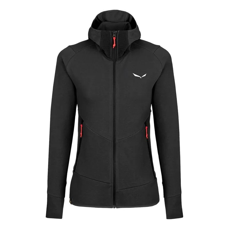 Women‘s Lavaredo Hemp Hooded Jacket - Black Out - Medium
