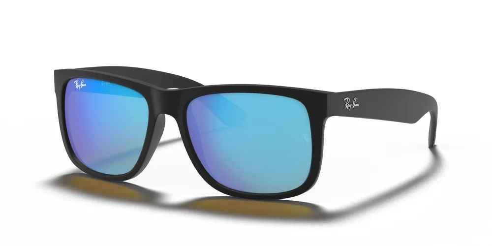 Justin - Black/blue Mirror - 55mm
