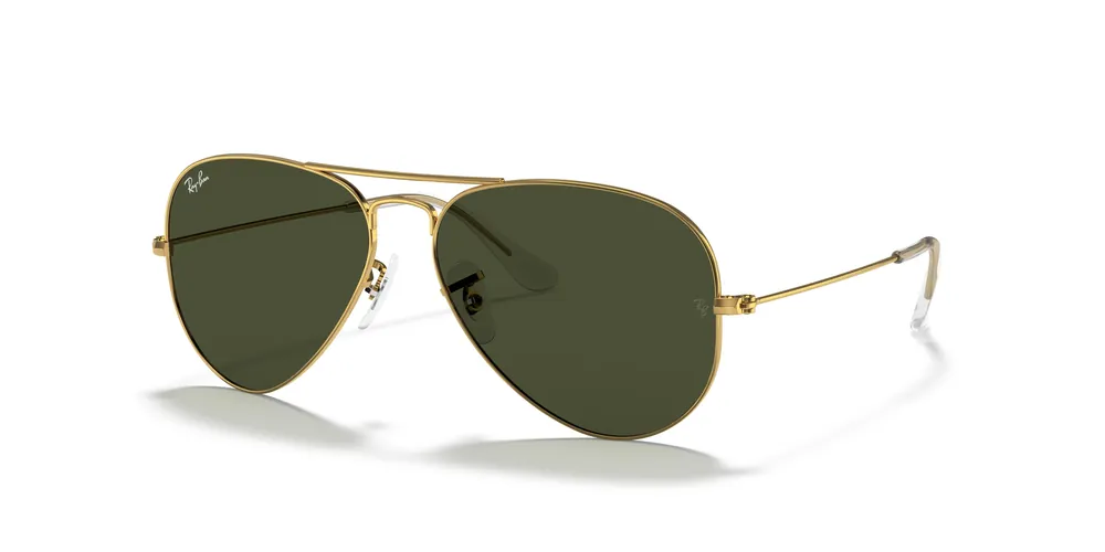 Aviator Large Metal - Gold/green Classic G-15 - 58mm