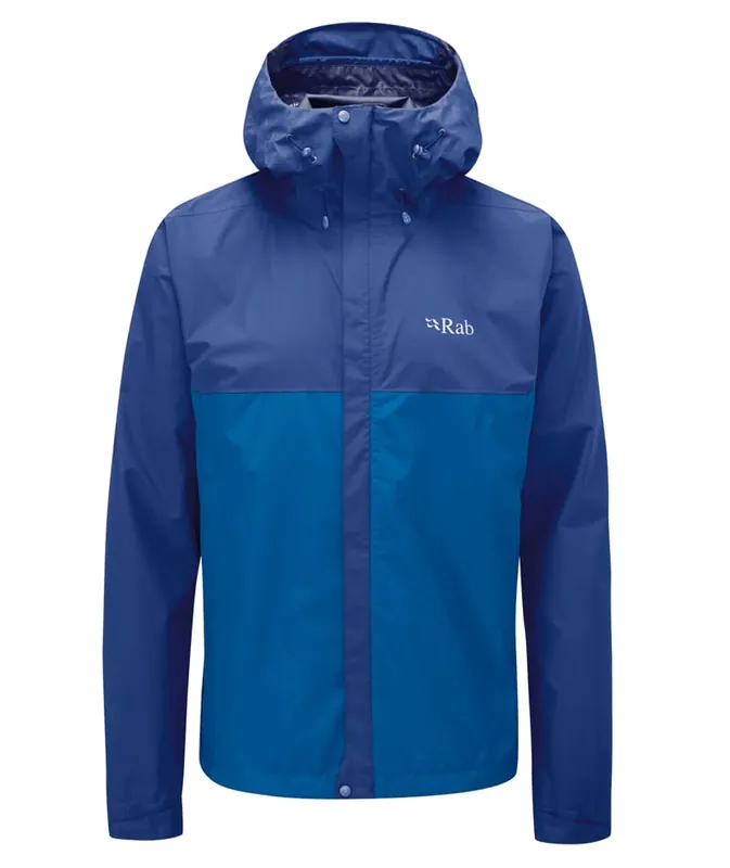 Rab Men‘s Downpour Eco Jacket - Nightfall Blue/ascent Blue - Small