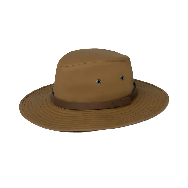 Waxed Rugged Fedora - British Tan - Small