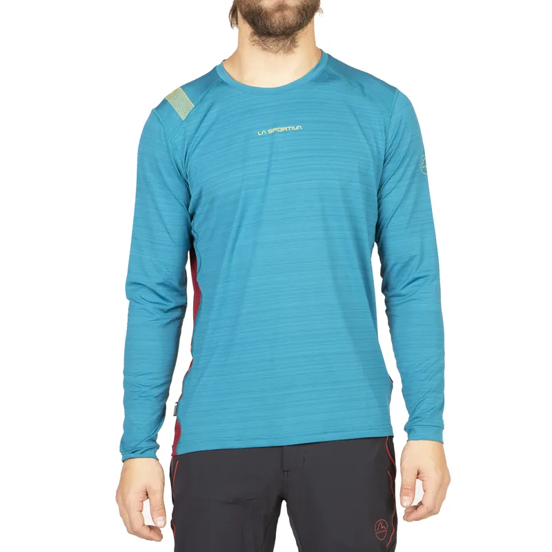 Men‘s Tour Long Sleeve - Crystal/sangria - rge