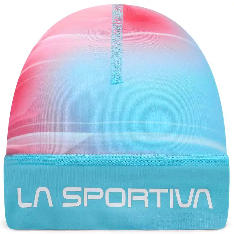 Racer Beanie - Malibu Blue/hibiscus