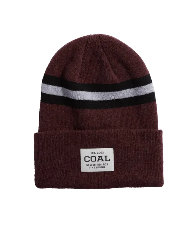 The Recycled Uniform - Heather Burgundy Stripe