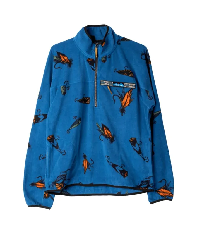 Men‘s Winter Throwshirt - Blue Top Water - Small