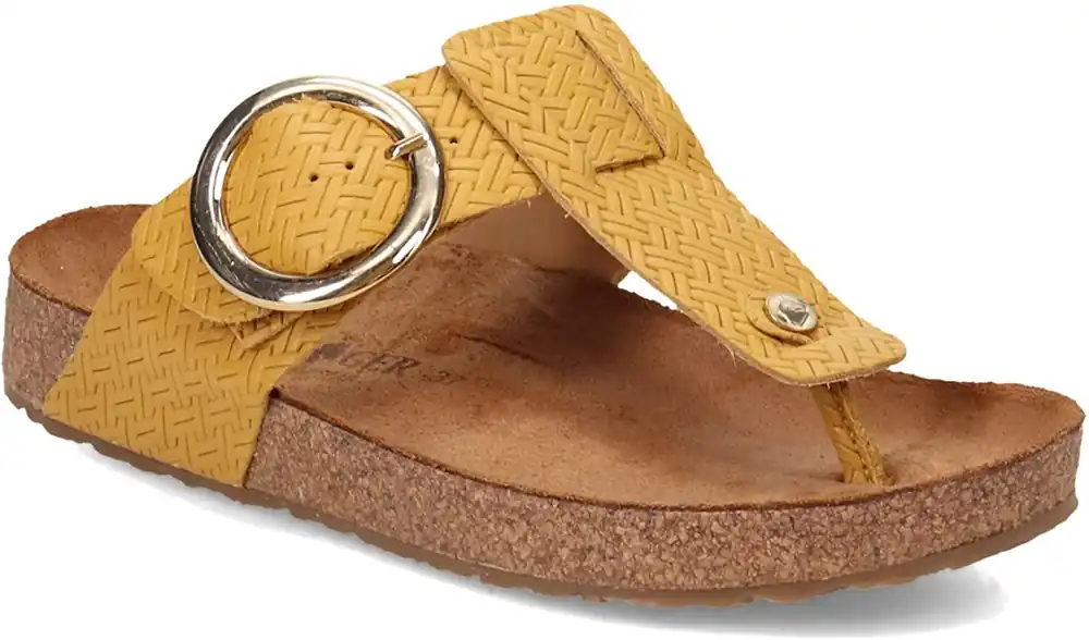 Round Buckle Corinna - Senf Braided - 37