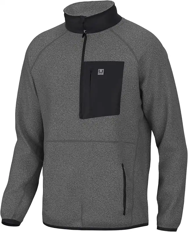 Men‘s Waypoint Fleece 1/2 Zip - Charcoal Heather - Medium