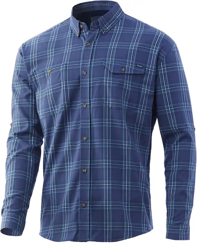 Men‘s Awendaw Flannel - Sargasso Sea - Small