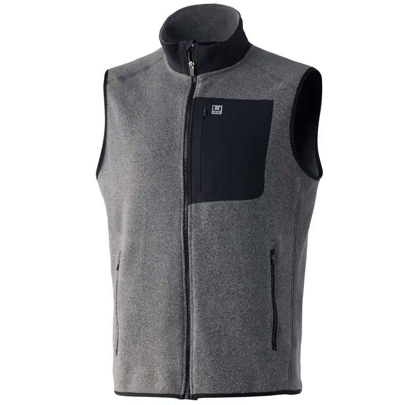 Men‘s Waypoint Fleece Vest - Charcoal Heather - Medium
