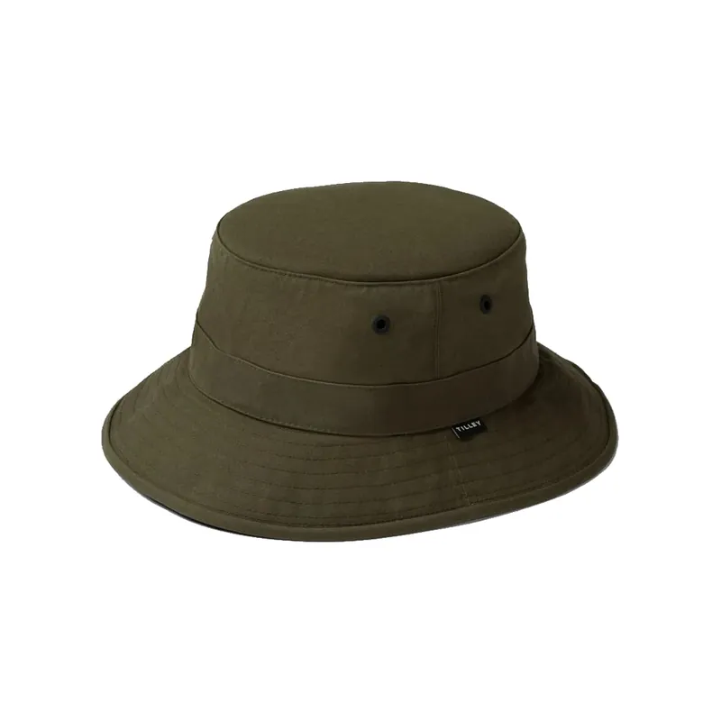 Waxed Cotton Bucket - Green - Small