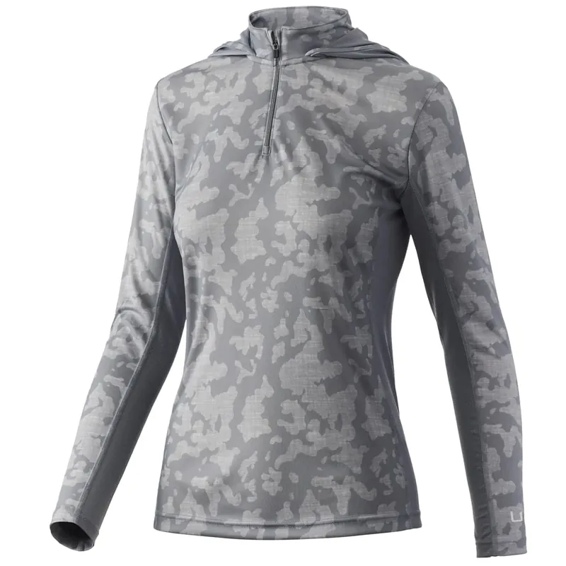 Women‘s Icon X Running Lakes Hoodie - Overcast Grey - XS