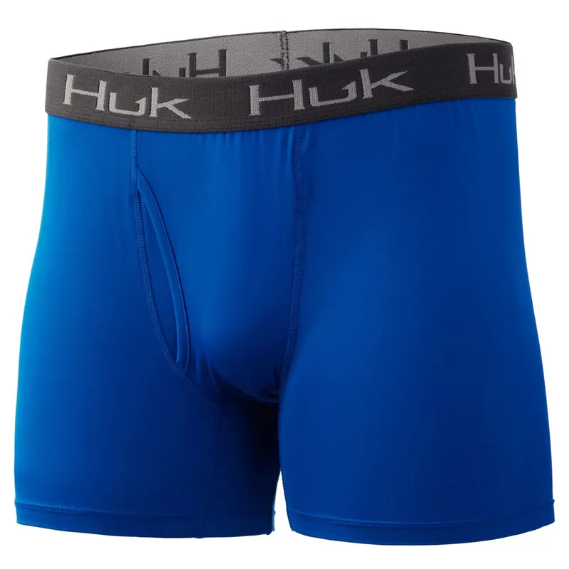 Men‘s Solid Boxer Brief - Blue - Small