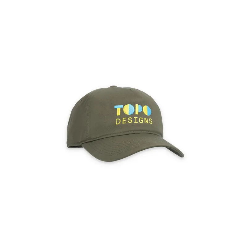 5 Panel Snapback- Split - Olive