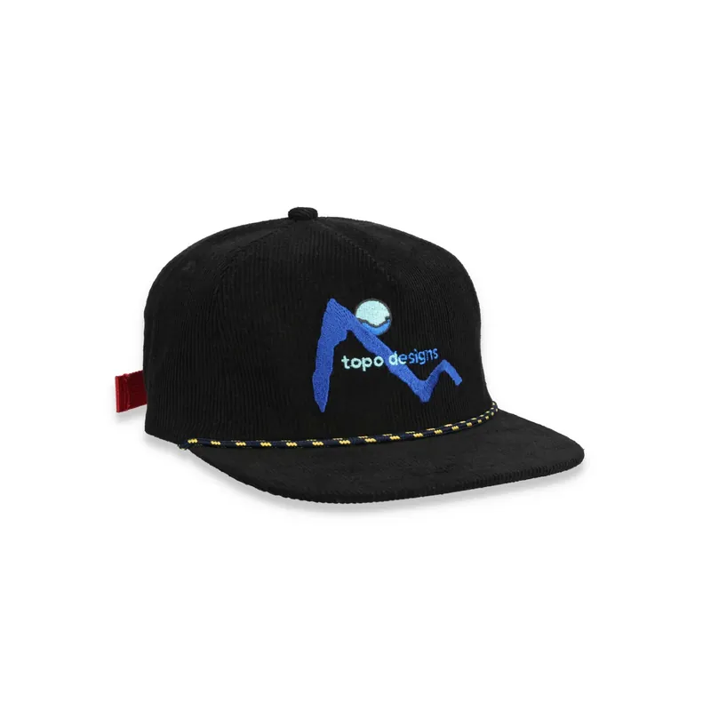 Corduroy Trucker - Sunset - Black