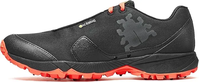 Icebug Women‘s Pytho4 Bugrip - Black/Neon Peach - 10.5