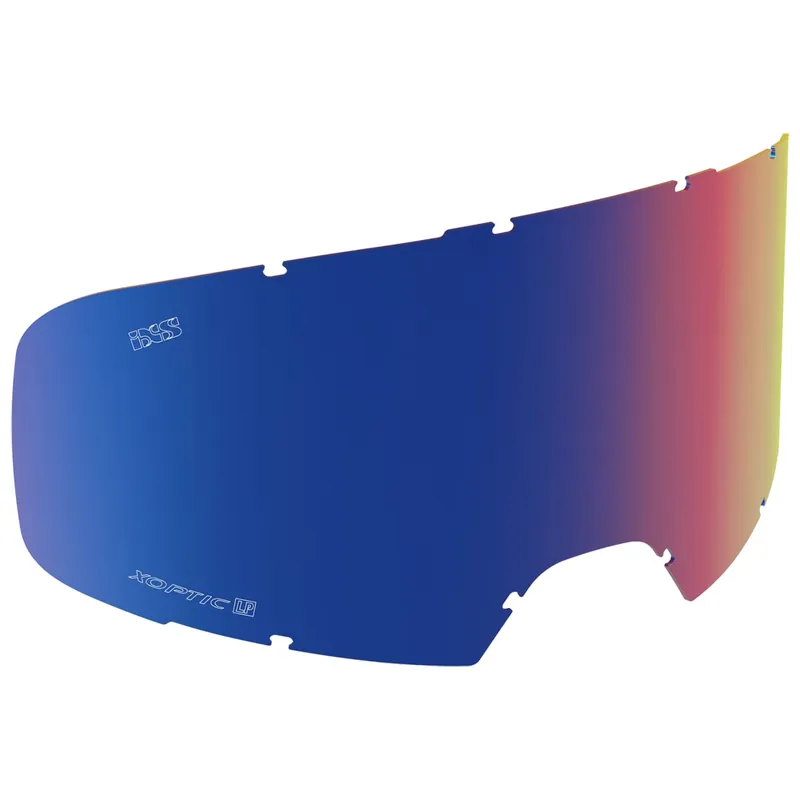Injected Single Mirror Lens - Smoke Cobalt - Low Profile
