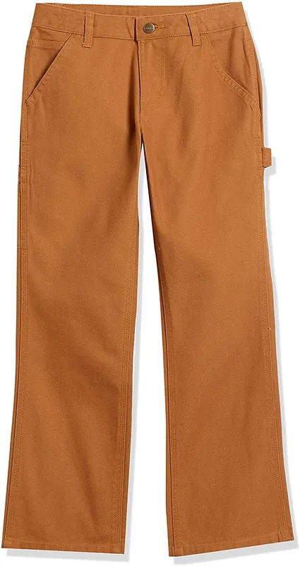 Boy‘s Loose Fit Canvas Utility - Brown - 7