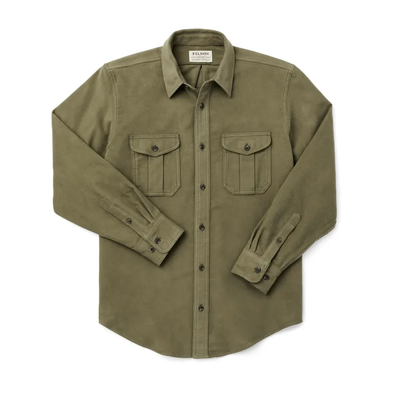 Men‘s Moleskin Seattle Shirt - Lovat - Small