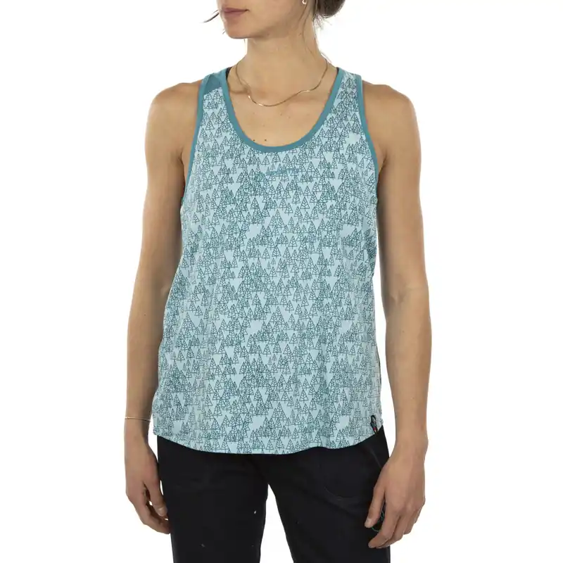 Women‘s Trees Tank - Celestial Blue/topaz - rge