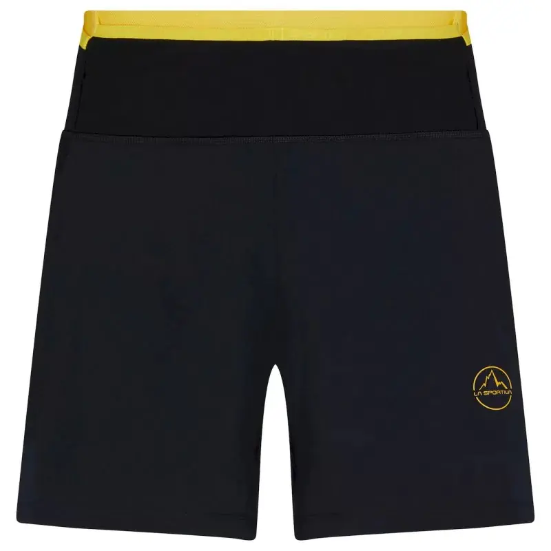 Men‘s Ultra Distance Short 7in - Black/yellow - XL
