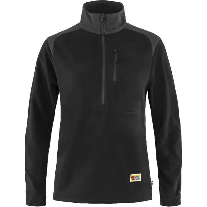 Women‘s Vardag Lite Fleece - Black-dark Grey - 2XS