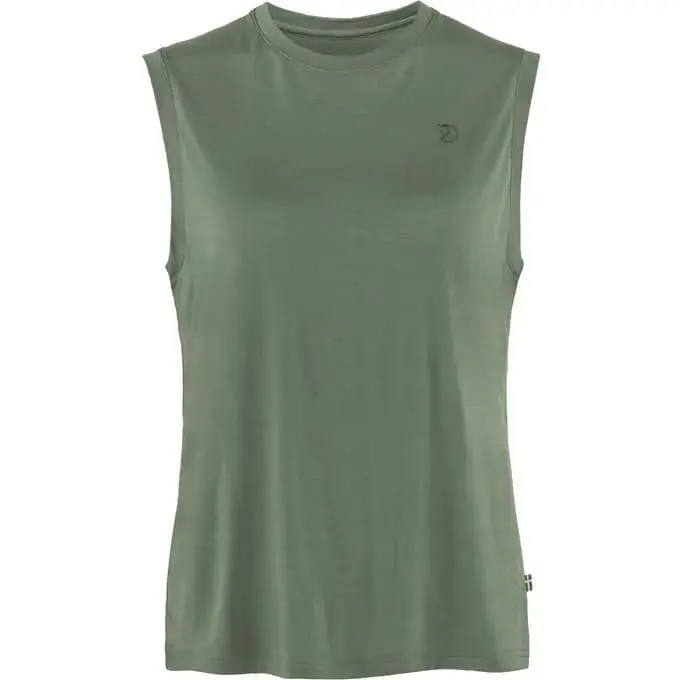 Women‘s Abisko Wool Tank Top - Patina Green - Medium