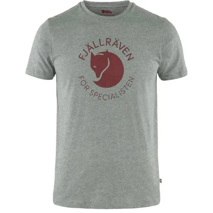 Men‘s Fox T-shirt - Grey Melange - Small