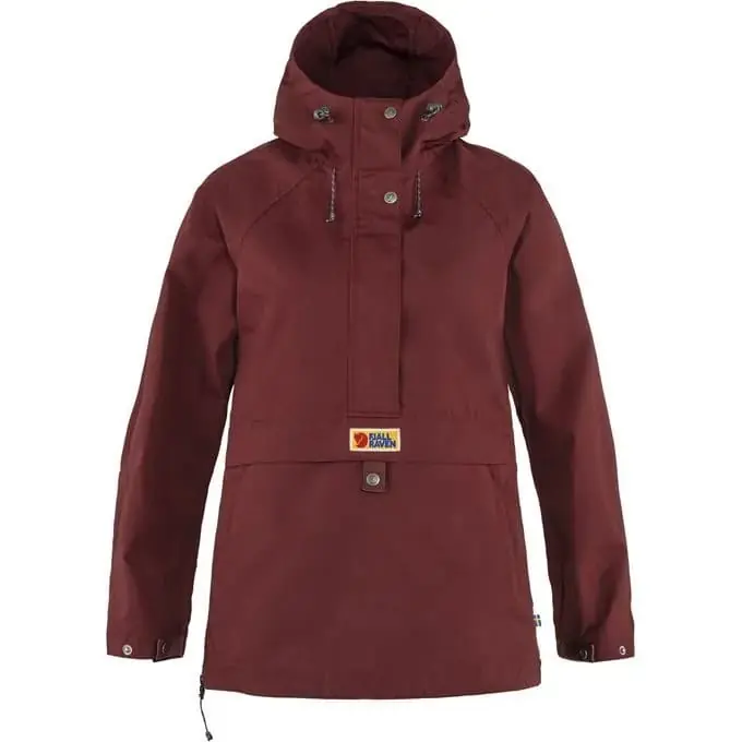Women‘s Vardag Anorak - Bordeaux Red - Small