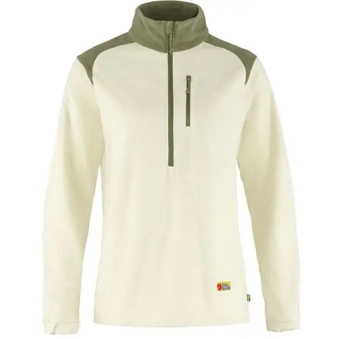 Women‘s Vardag Lite Fleece - Chalk White-light Olive - Large