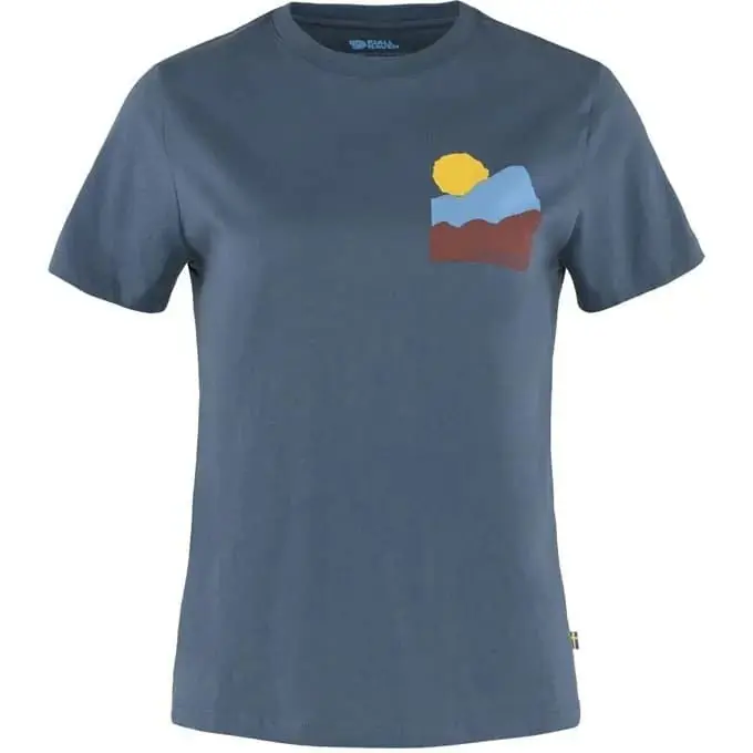 Women‘s Nature T-shirt - Indigo Blue - Medium